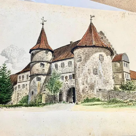 Apartment Ferienwohnung Therese Auf Schloss Weitersroda Hildburghausen